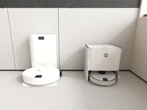  扫地机器人3d模型 