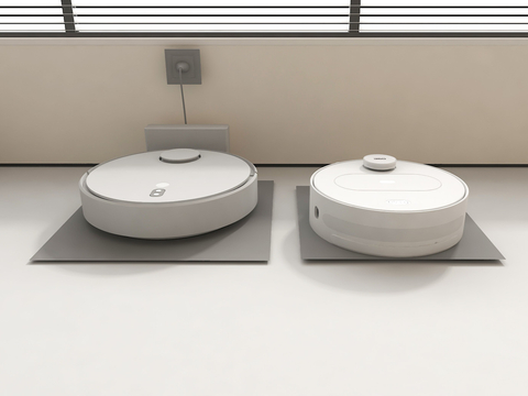 扫地机器人3d模型 