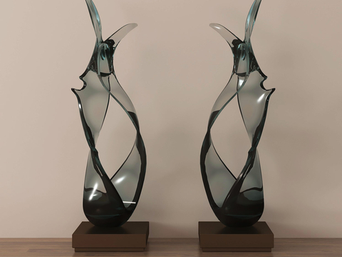  异形雕塑 艺术摆件3d模型 