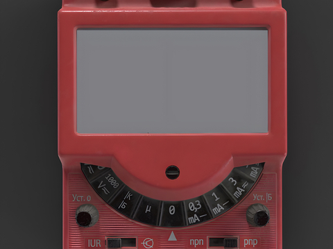  万用表3d模型 