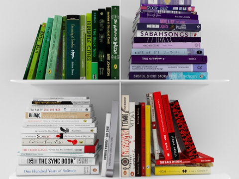  书籍 书本 图书 书刊3d模型 