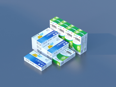  药 药盒 药品 药物 药水 医学用品3d模型 