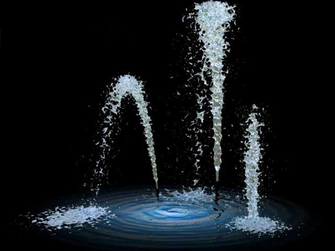  喷泉 水柱 水景 水幕3d模型 