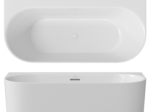  现代陶瓷浴缸3d模型 