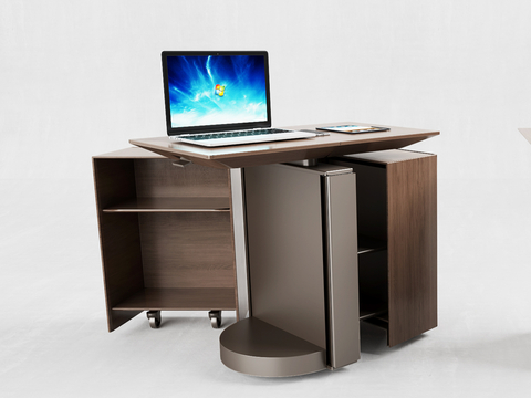  Molteni&C 现代活动书桌3d模型 