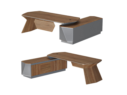  Shin Plaza 办公桌 工作台 班台桌3d模型 