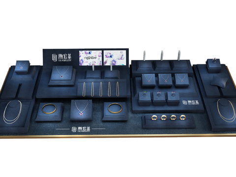  现代珠宝陈列3d模型 