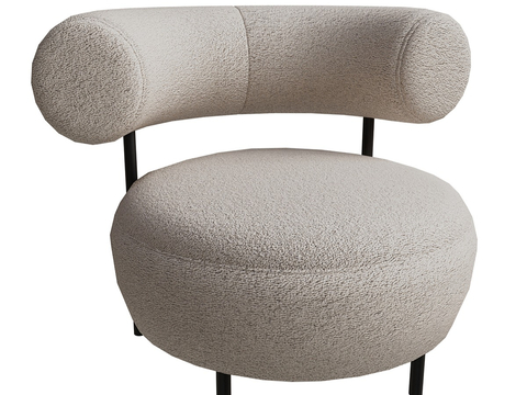  现代简约单人沙发 单人沙发 简约沙发 客厅沙发3d模型 