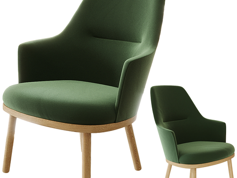  现代休闲椅3d模型 