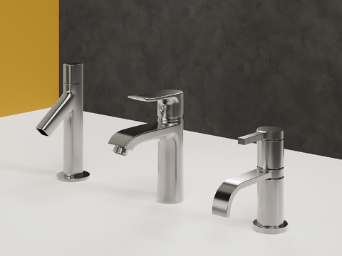  现代水龙头3d模型 