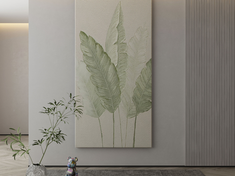  现代装饰画 挂画3d模型 