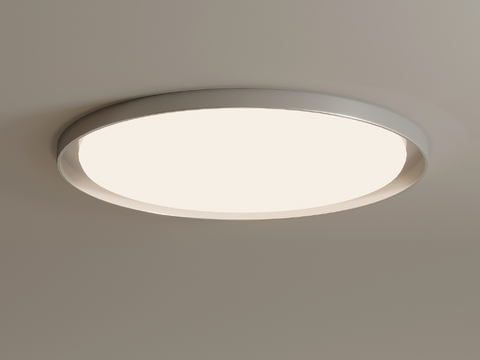  现代意式吸顶灯 金属吸顶灯3d模型 