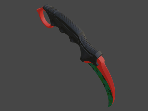  爪刀专业版3d模型 