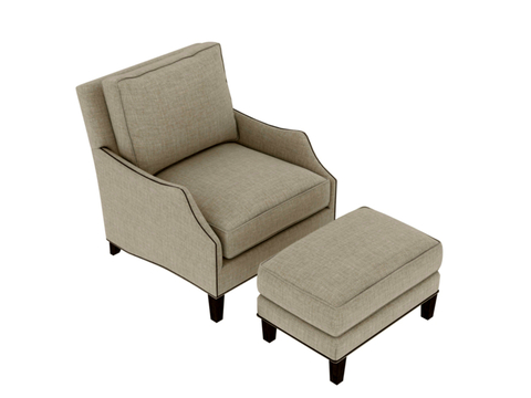  单人沙发3d模型 