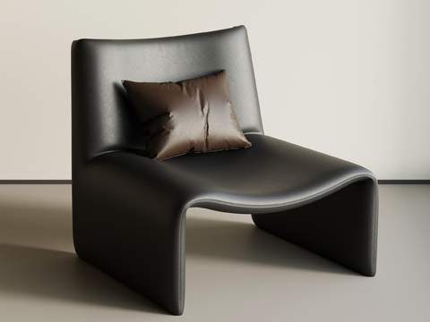  现代意式单人沙发3d模型 