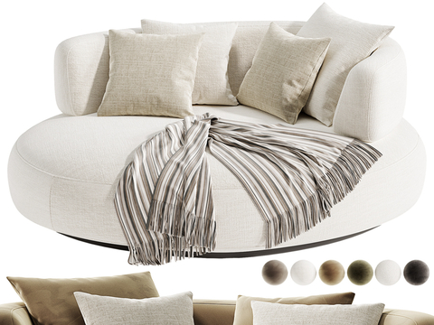  米诺蒂贝兹尔扶手椅3d模型 