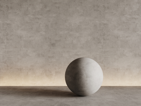  现代涂料 微水泥 艺术漆 肌理漆 水泥墙3d模型 