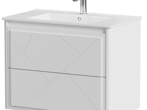  艾伦布劳巴黎80 1.36000水槽下柜3d模型 