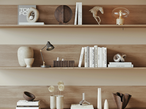  现代装饰品摆件3d模型 