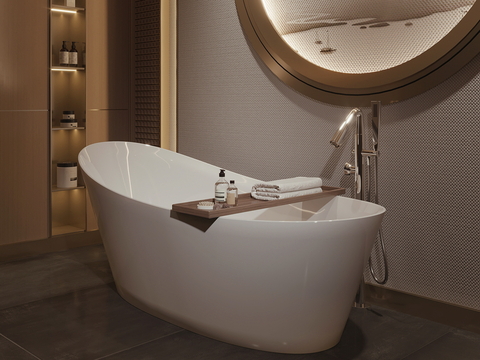 现代浴缸 浴盆3d模型