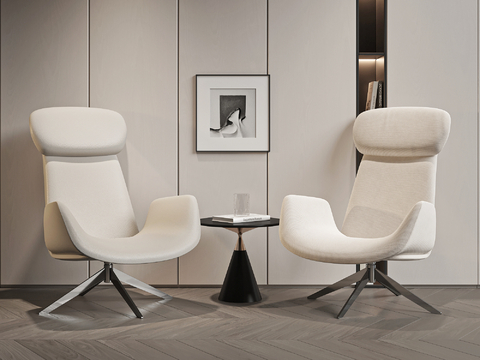  现代休闲椅3d模型 