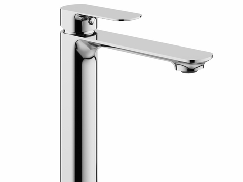  STWORKI Vasteras S26020CR铬镀层水槽水龙头3d模型 