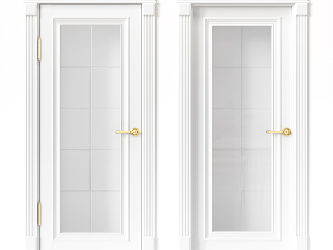  Uberture门。卡顿系列单开门3d模型 