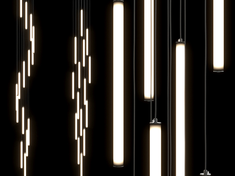  楼梯及辅助照明用LED吊灯 IT-360d吊灯3d模型 