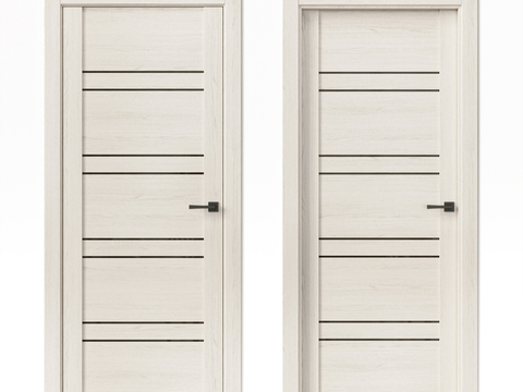  Uberture门 木门3d模型 