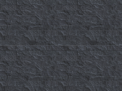  黑色文化石凹凸墙砖 