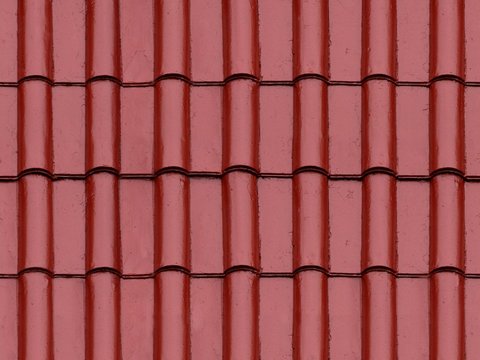  无缝别墅建筑屋顶陶土陶瓷瓦片 