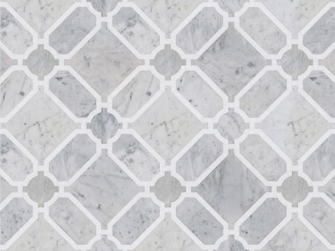  新中式石材拼花 大理石拼花 