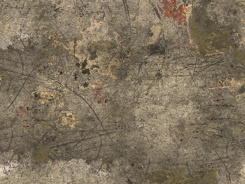  无缝暖灰色脏旧混凝土水泥墙面 