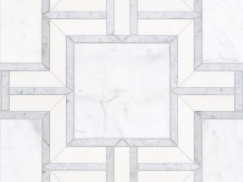  新中式石材拼花 大理石拼花 
