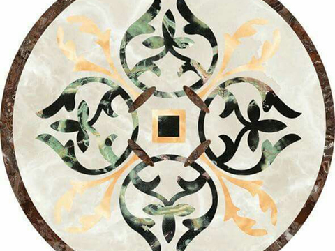  欧式石材拼花 大理石拼花 