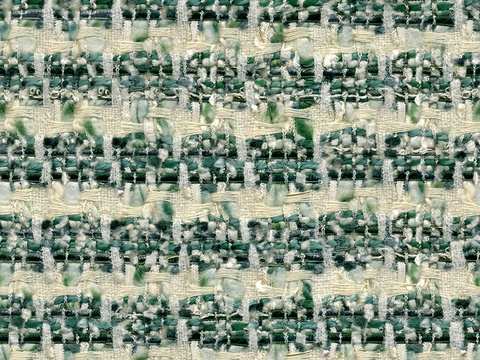  无缝绿色亚麻针织肌理布纹布料粗纹颗粒感面料 