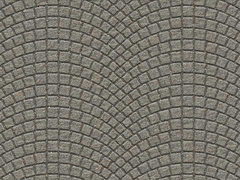  无缝灰色方形拼花地砖人行道路地面街道广场铺贴 