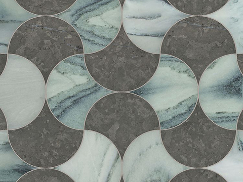  现代石材拼花 大理石拼花 