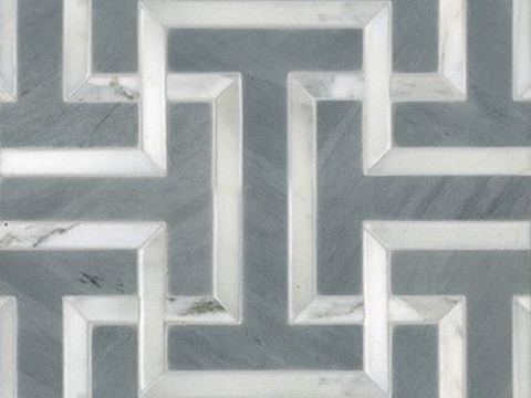  新中式石材拼花 大理石拼花 