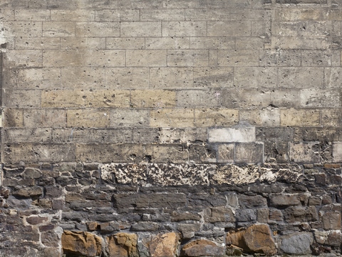  现代新中式其它外墙砖 灰色做旧石头墙面 墙砖 砖墙 