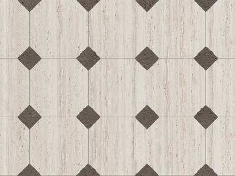  无缝现代大理石石材几何拼接拼花图案瓷砖地砖墙砖 