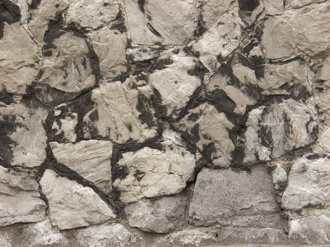  现代新中式其它外墙砖 灰色做旧石头墙面 墙砖 砖墙 