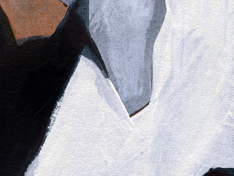  北欧抽象装饰画油画 