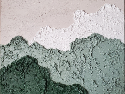  北欧抽象装饰画油画 