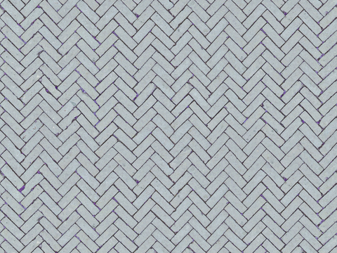  灰色人行道砖 人字砖 透水砖 生态砖 