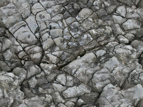  无缝灰色文化石墙岩石材墙面 