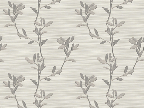  无缝现代欧式植物花纹图案墙纸壁纸壁布 