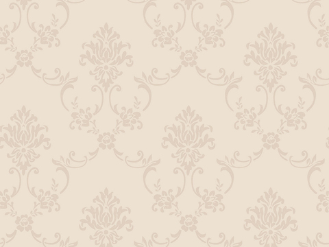  无缝米色现代欧式古典花纹壁纸壁布墙布 