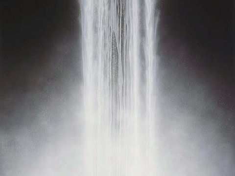 流水屏幕瀑布屏幕LED科技屏幕