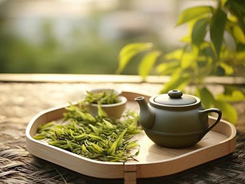  茶叶围炉煮茶茶室茶馆海报 
